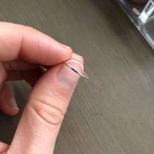 Catbird Hammered Ring in Sterling Silver